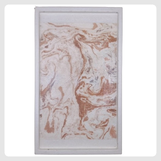 Δίσκος "Rectangle" - Marble DECOUPAGE