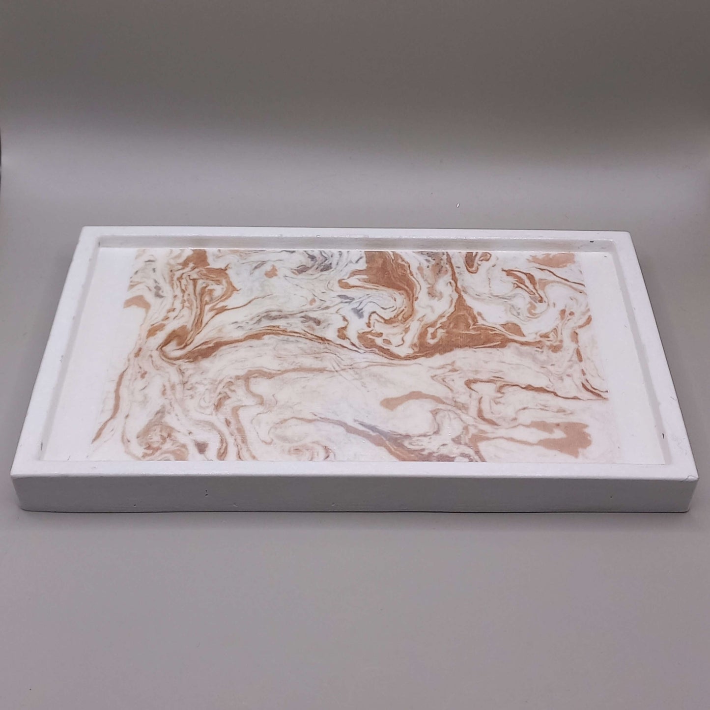 Δίσκος "Rectangle" - Marble DECOUPAGE