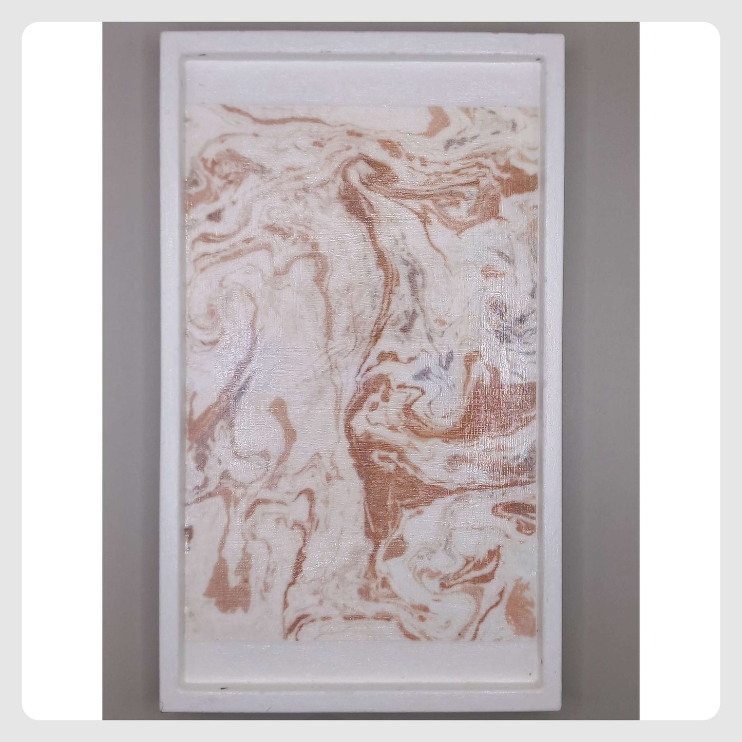 Δίσκος "Rectangle" - Marble DECOUPAGE